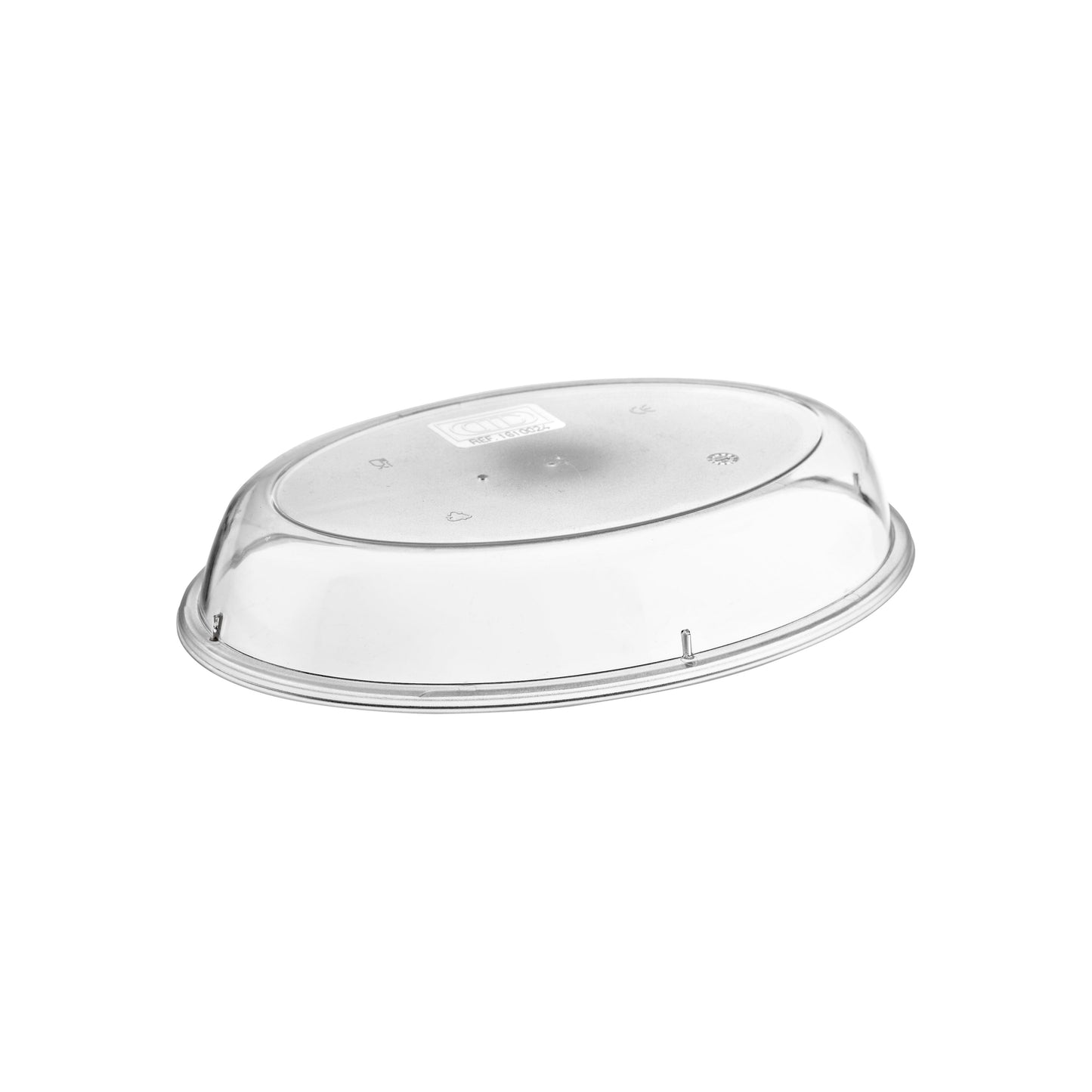 Cloche pour assiette ovale